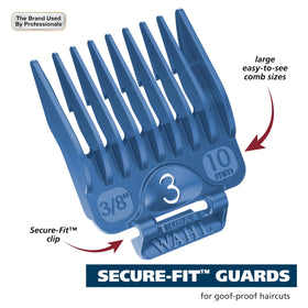 Wahl comb held in hand to show scale and easy handling