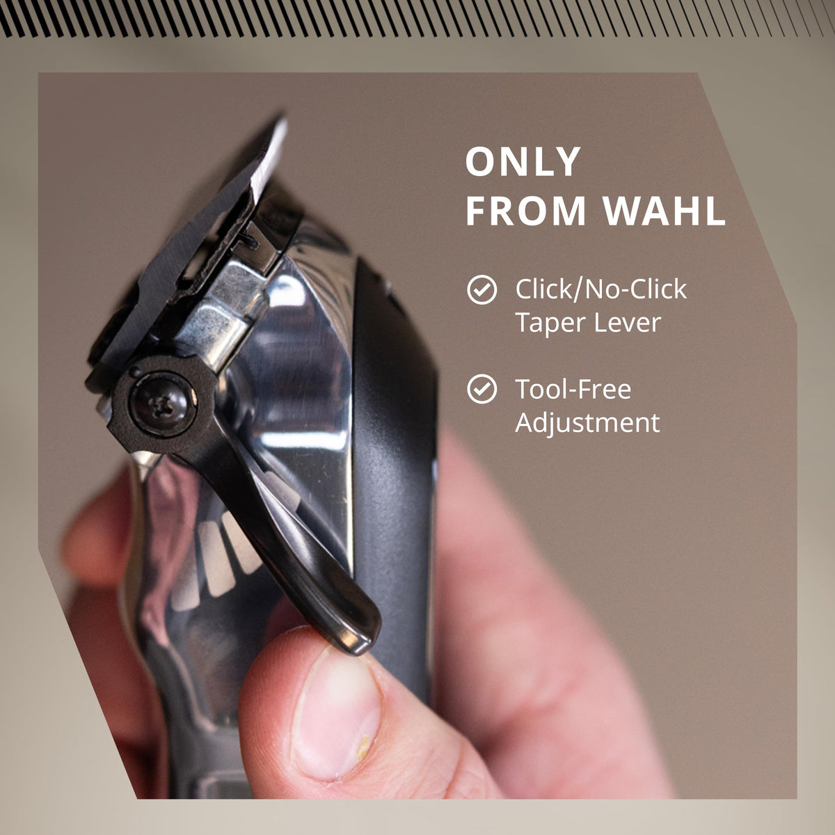Wahl Professional Senior 2.0 cutting demo on client demonstrating smooth cutting performance