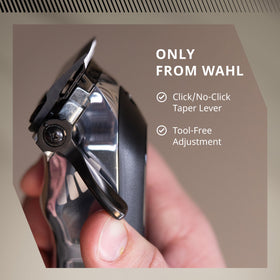 Wahl Professional Senior 2.0 cutting demo on client demonstrating smooth cutting performance