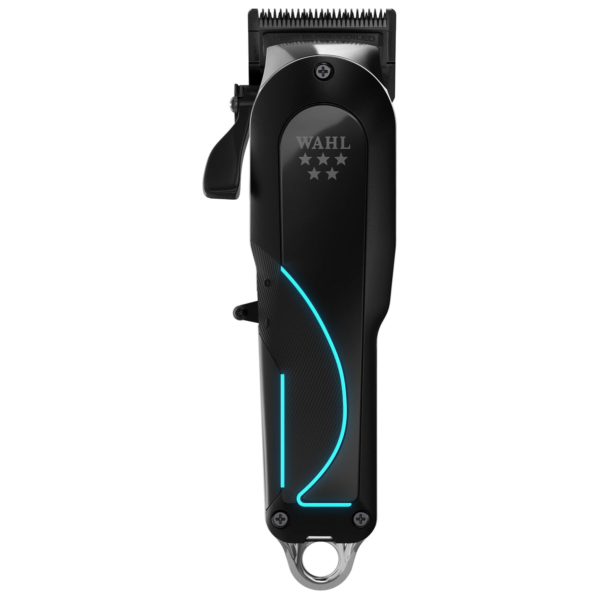 Wahl Professional Senior 2.0 front view showing sleek black and metallic design benefits durability