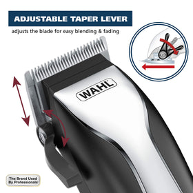 Wahl clipper size shown in hand for scale and comfortable ergonomic handling