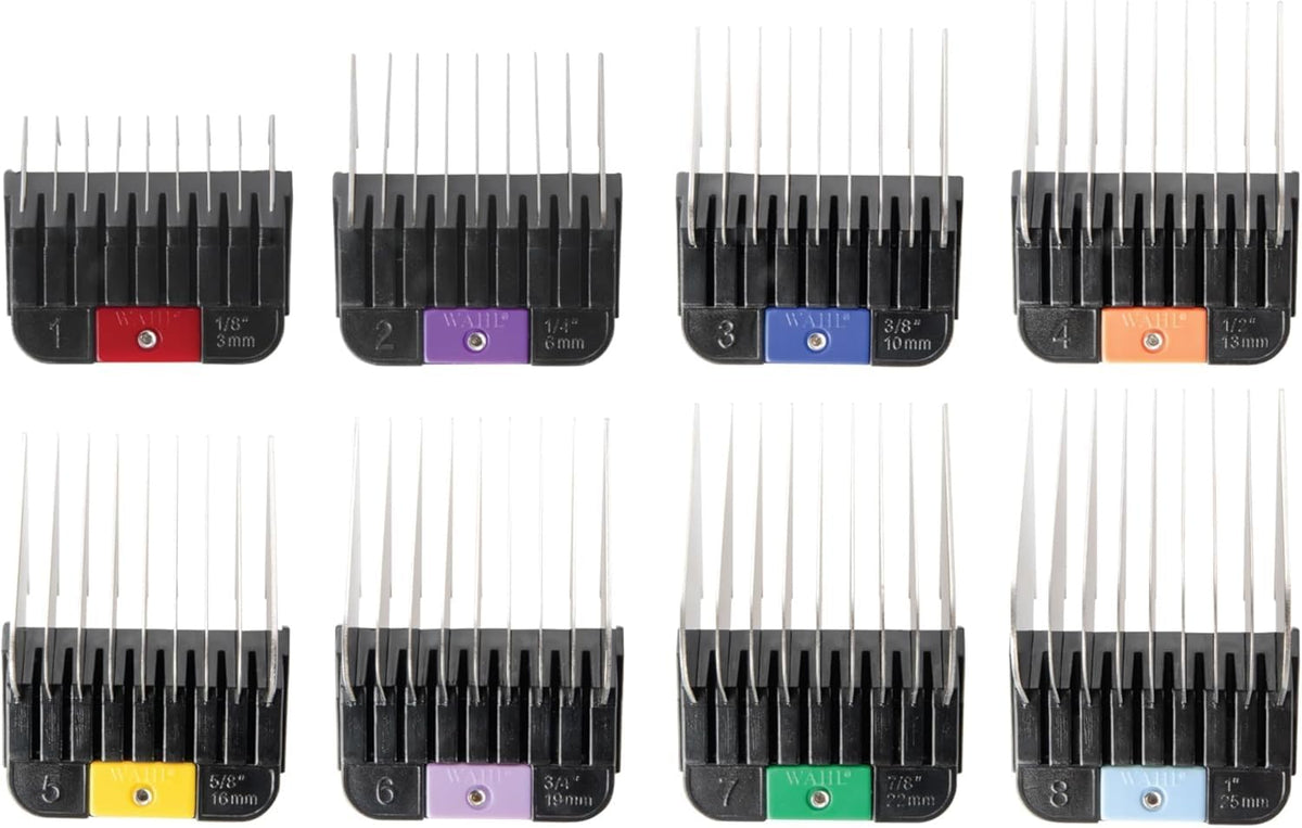 Wahl close-up of stainless teeth showing smooth, snag-free glide