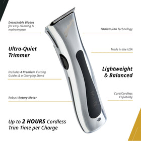 Wahl Professional Sterling MAG in charging stand ready to store and recharge between uses