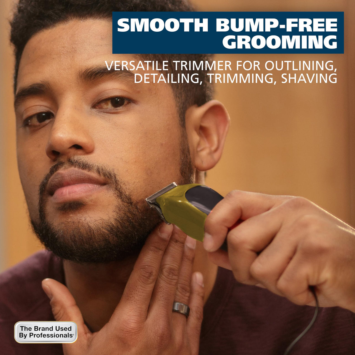 Wahl T‑Pro motor vent and texture closeup illustrating high‑power construction