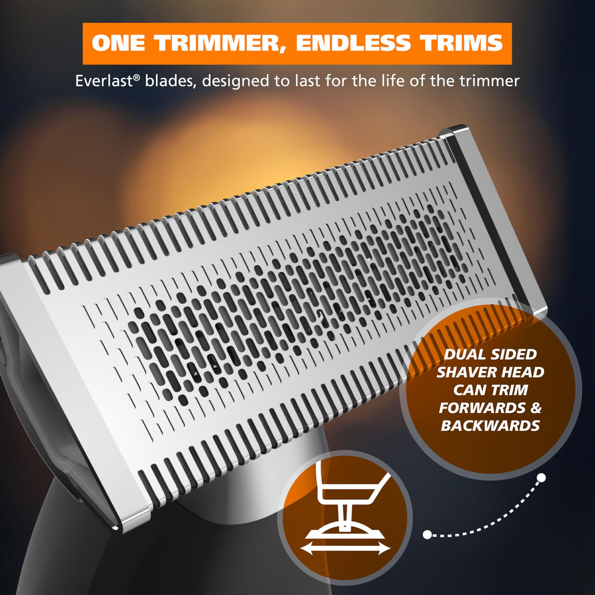 Wahl TrimNinja precision detail trimmer close-up for accurate edging benefit