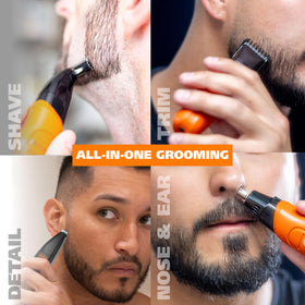 Wahl TrimNinja interchangeable heads displayed for versatile grooming benefit
