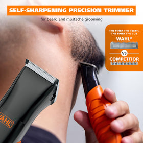Wahl TrimNinja rinseable heads under water to show easy cleaning benefit