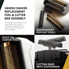 Wahl Vanish ergonomic finger grips offering secure control and reduced fatigue