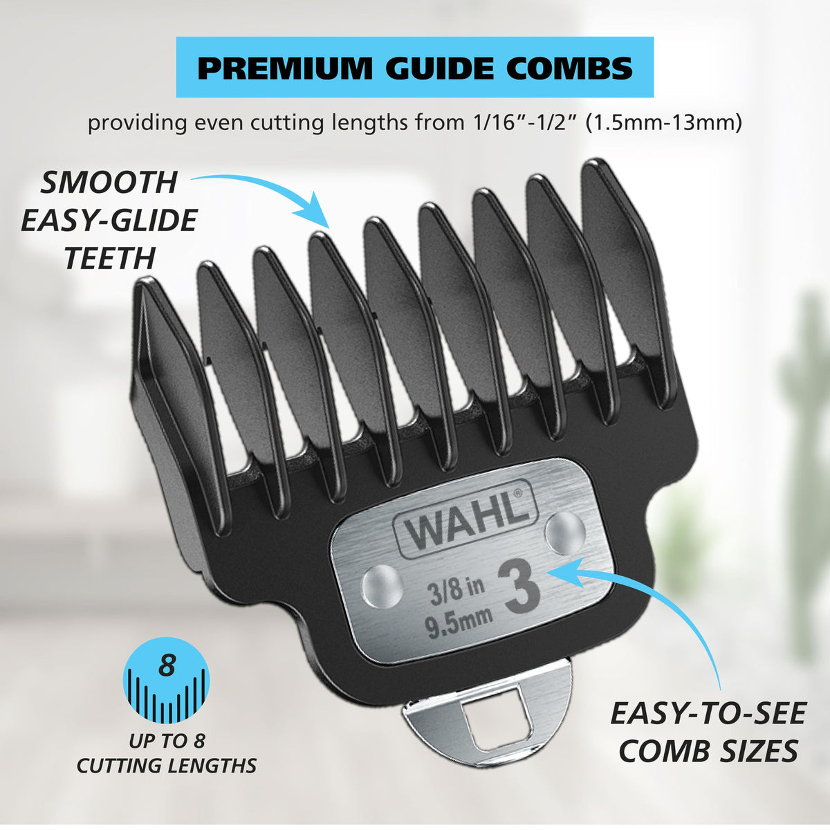 Wahl trimmer used in shower demonstrating waterproof cleaning benefit