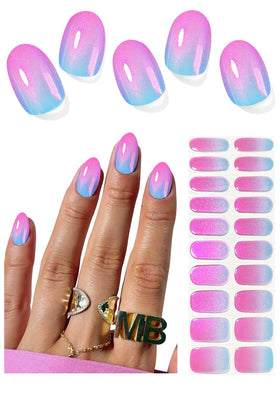 Wahrshei front packaging showing chrome peach ombre kit and included tools