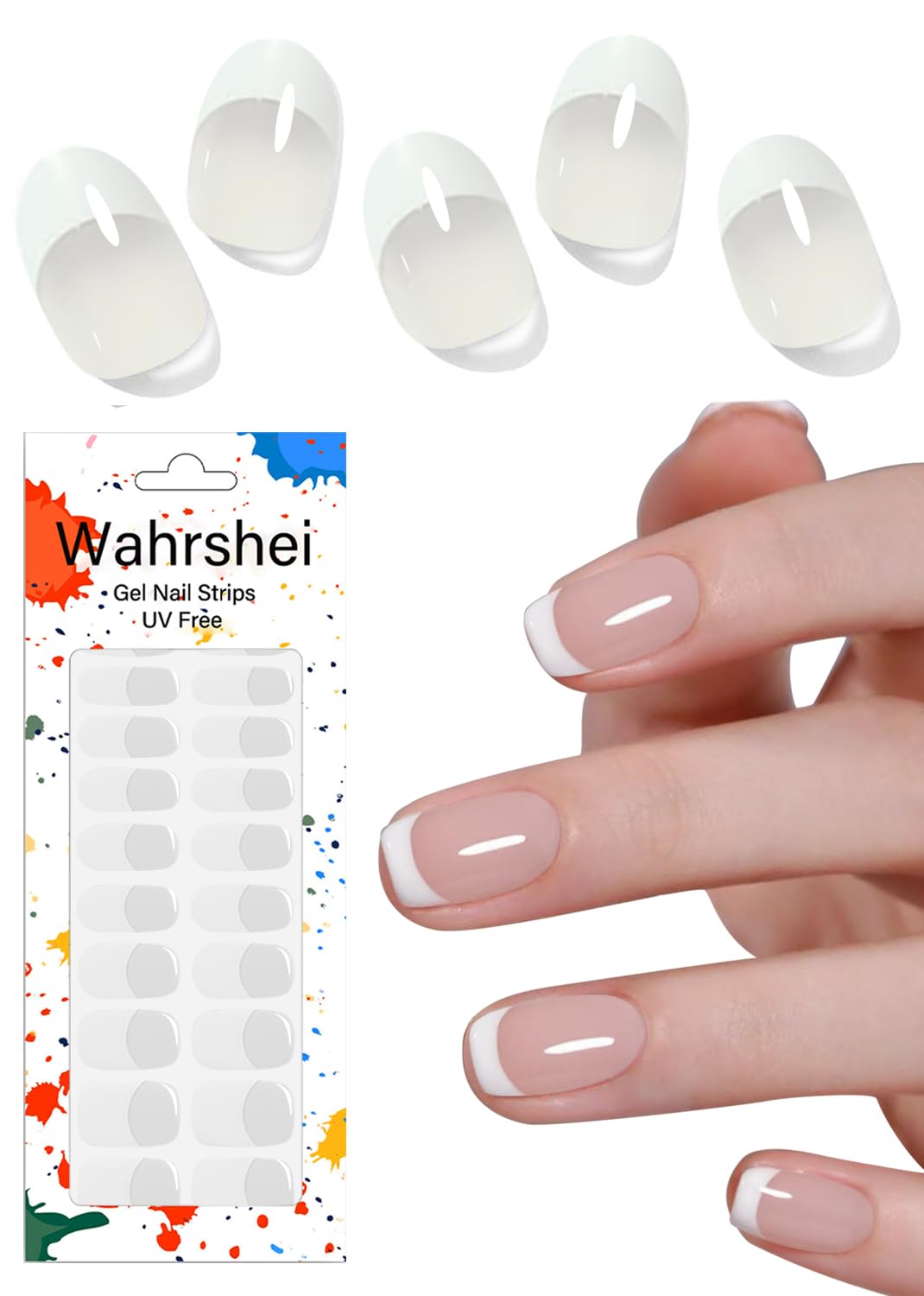 Wahrshei front packaging showing classic French design and included tools for quick manicures