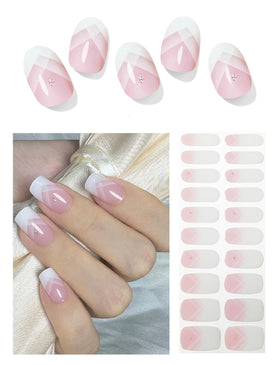 Wahrshei front packaging showing 20 gel strips and accessories for quick application