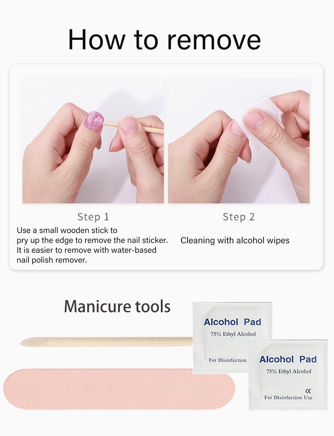 Wahrshei size comparison with file and stick illustrating easy shaping and fit