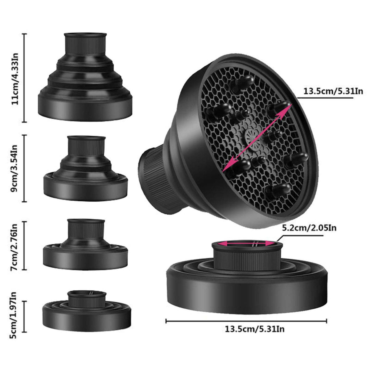 WAJIAYON removable filter net being detached for simple cleaning benefit