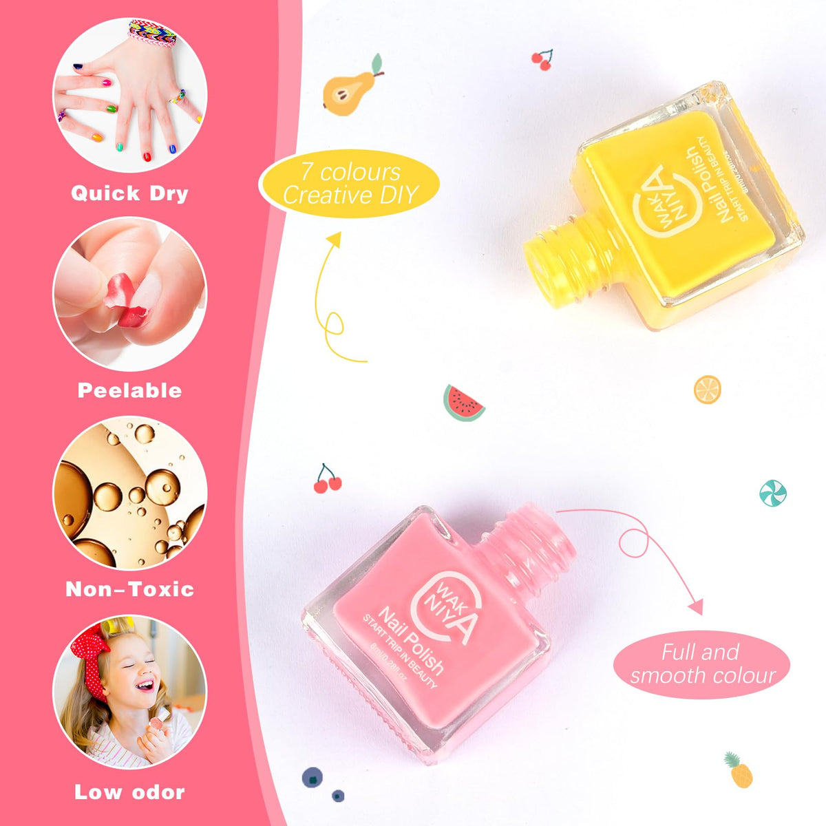 wakaniya gem stickers sheet with sparkly accents for easy nail art