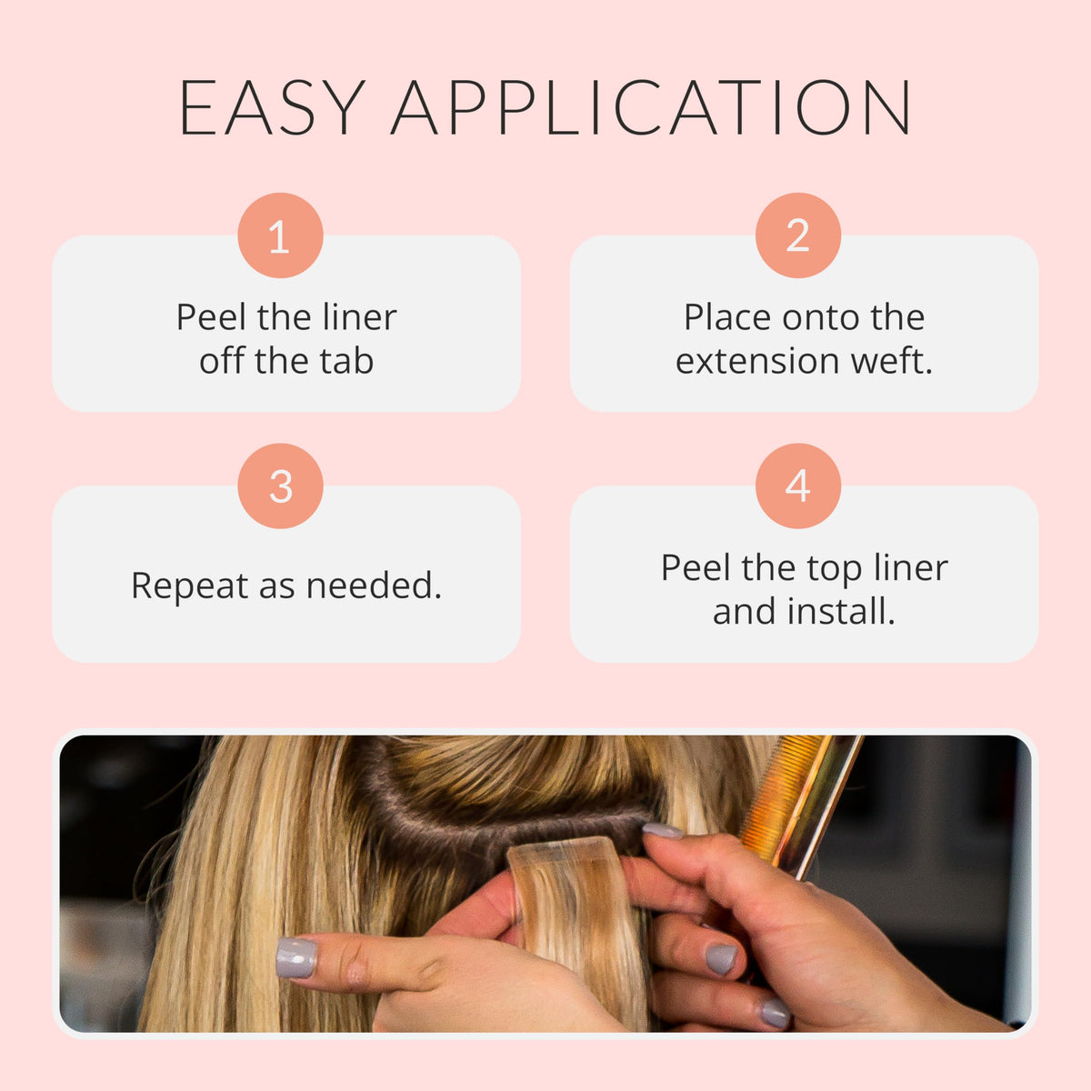 Walker Tape tabs with extension solvent illustrating clean, gentle removal
