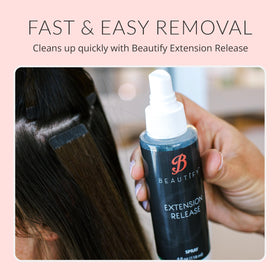 Walker Tape in salon application showing professional installation efficiency