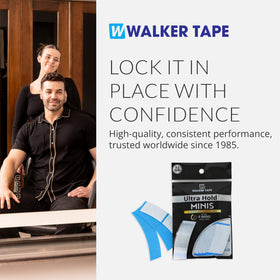 Walker Tape lifestyle image of person wearing a secured wig during activity