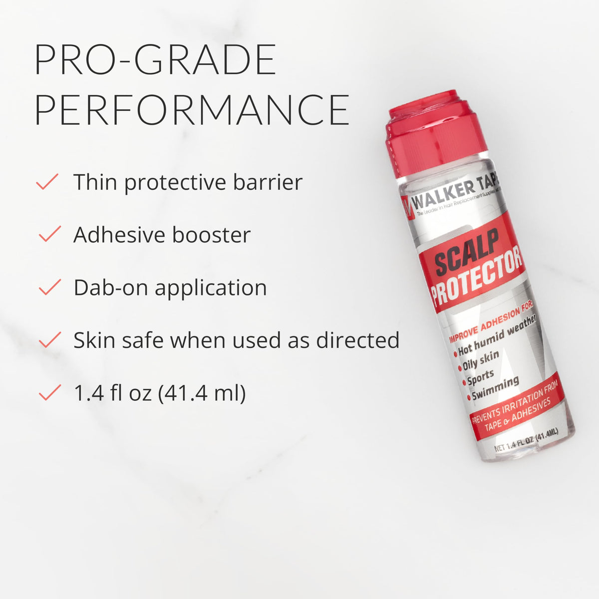 Walker Tape texture on skin displaying thin barrier and irritation prevention