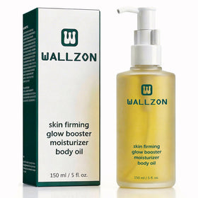 WALLZON bottle front packaging showing label and pump, highlighting clean formulation
