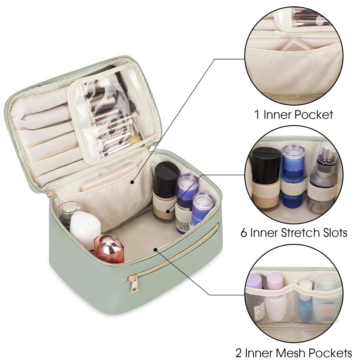 Wandering Nature front zip pocket with tools, fast access benefit