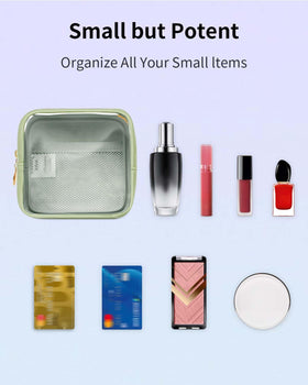 Wandering Nature pouch inside a purse demonstrating compact portability