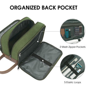 WANDF back pocket mesh organization displaying small-item storage and quick visibility