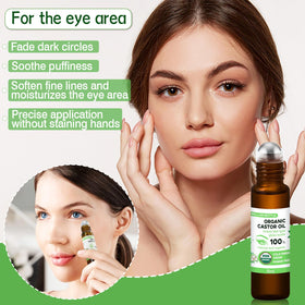Warmify facial roll-on used on lips and cheeks for easy, spill-free nourishment