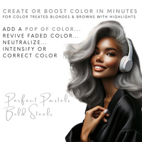 Watercolors Steel label close-up highlighting formula and sulfate-free benefits