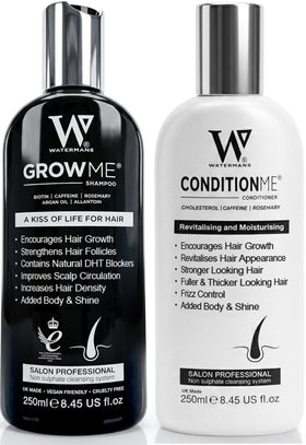 Watermans front duo packaging showing bottles and branding benefit clarity