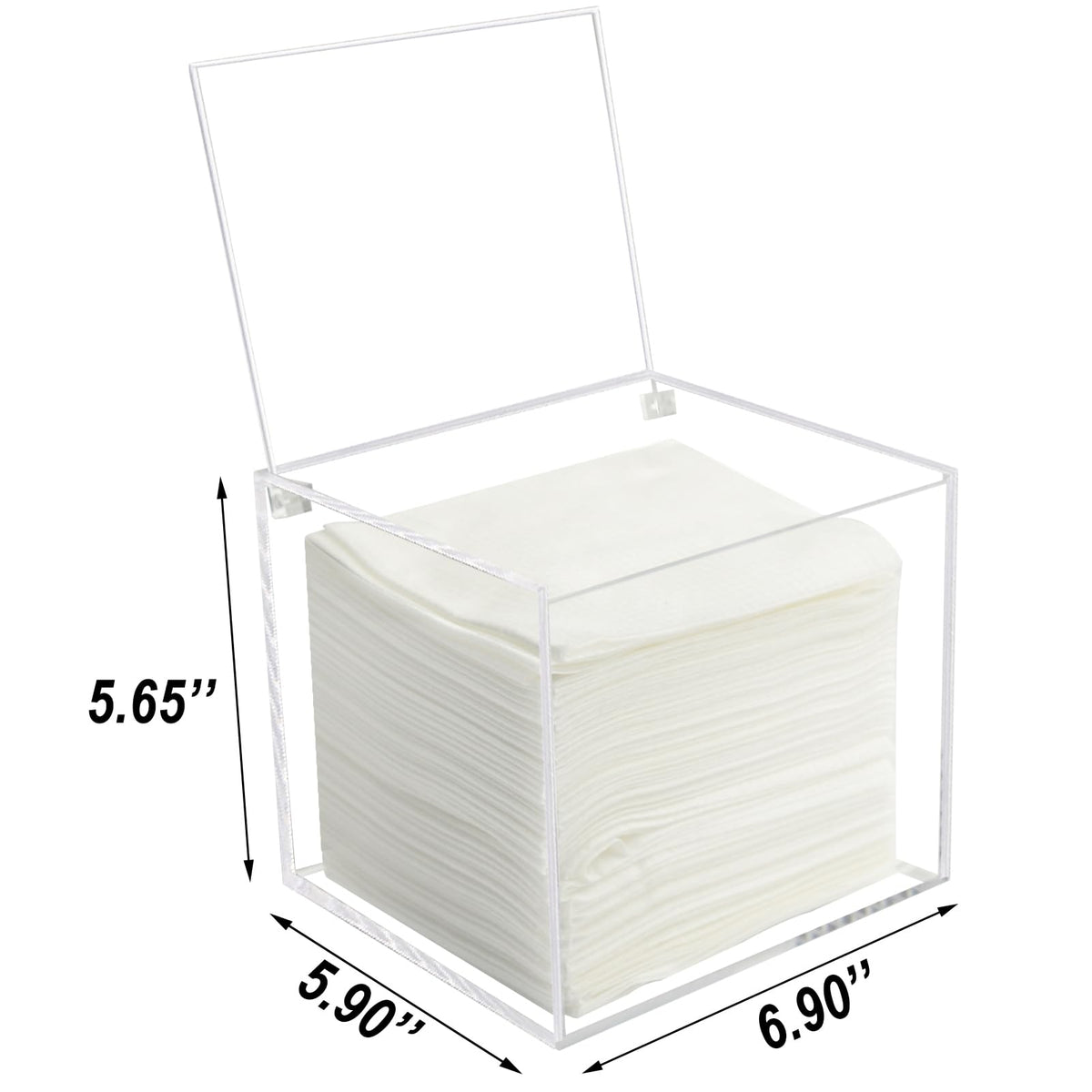 Watpot acrylic closeup texture highlighting durable clear construction benefit