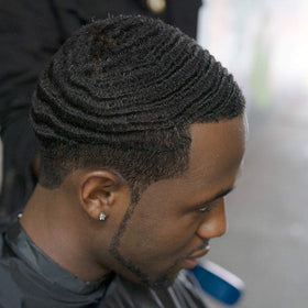 WAVEBUILDER applied during brushing for easier wave formation and control