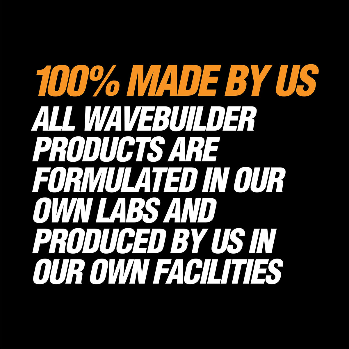 WAVEBUILDER lotion texture close-up showing lightweight, hydrating formula
