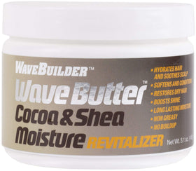 WAVEBUILDER front jar image showing label and moisture benefits