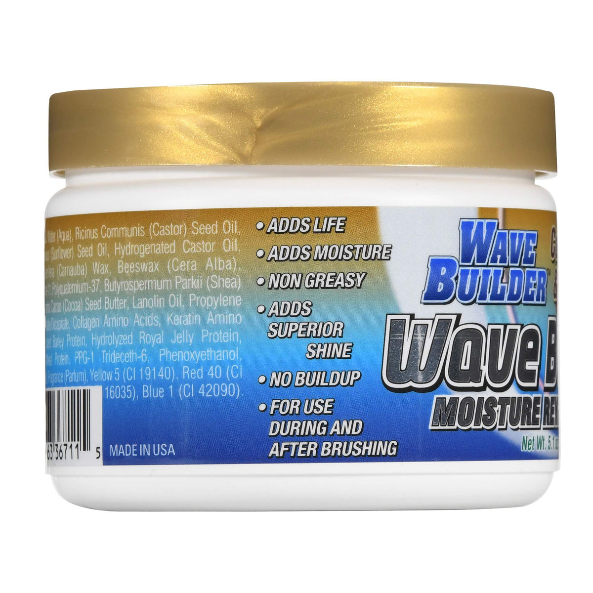 WAVEBUILDER applied on wavy hair in styling scene enhancing shine