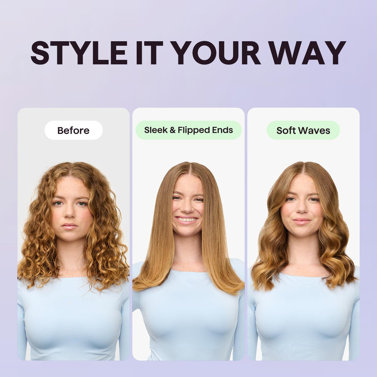 wavytalk 3D teeth anti-snag detail protecting hair and preventing pulls