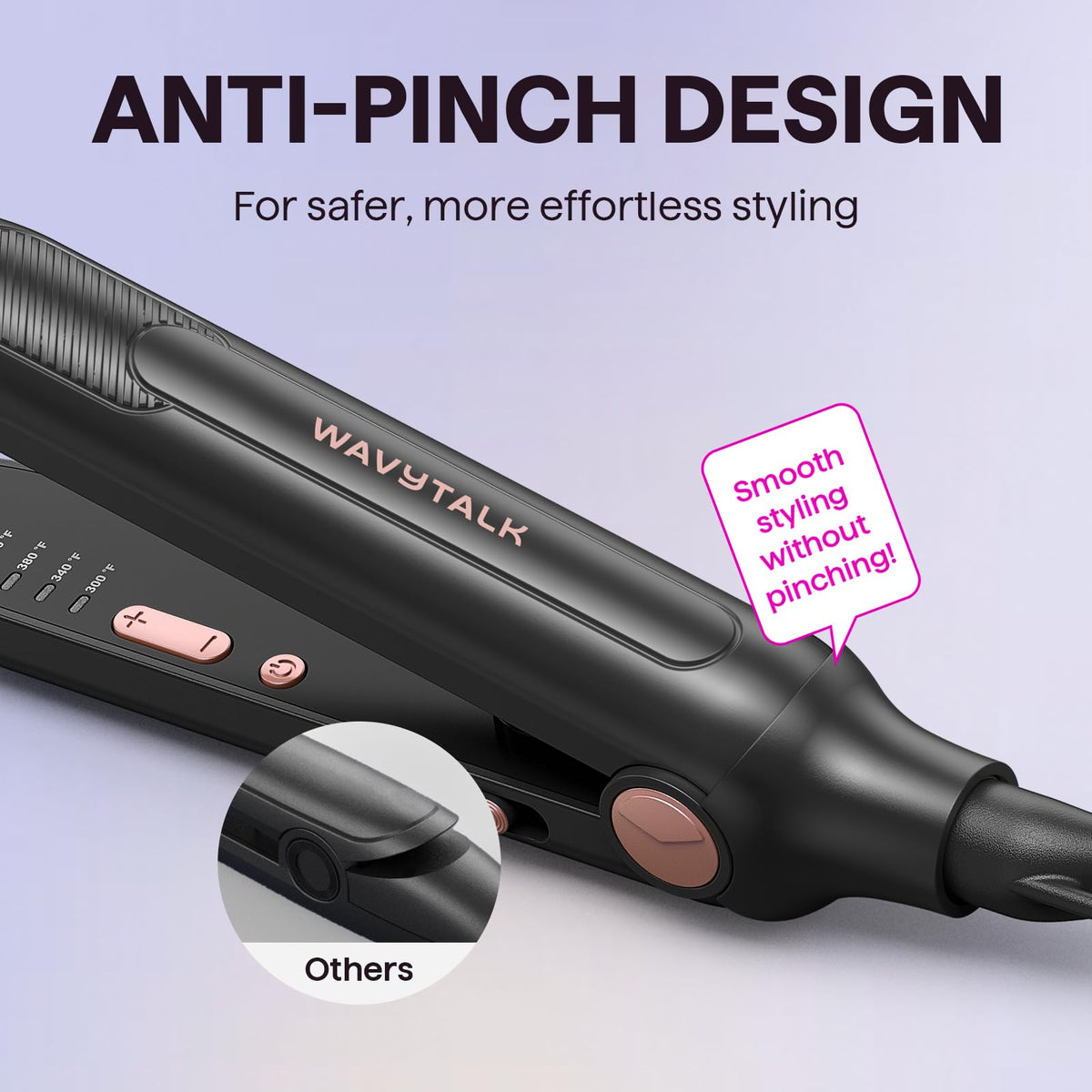 wavytalk included glove and heat-proof pouch for safe travel and storage