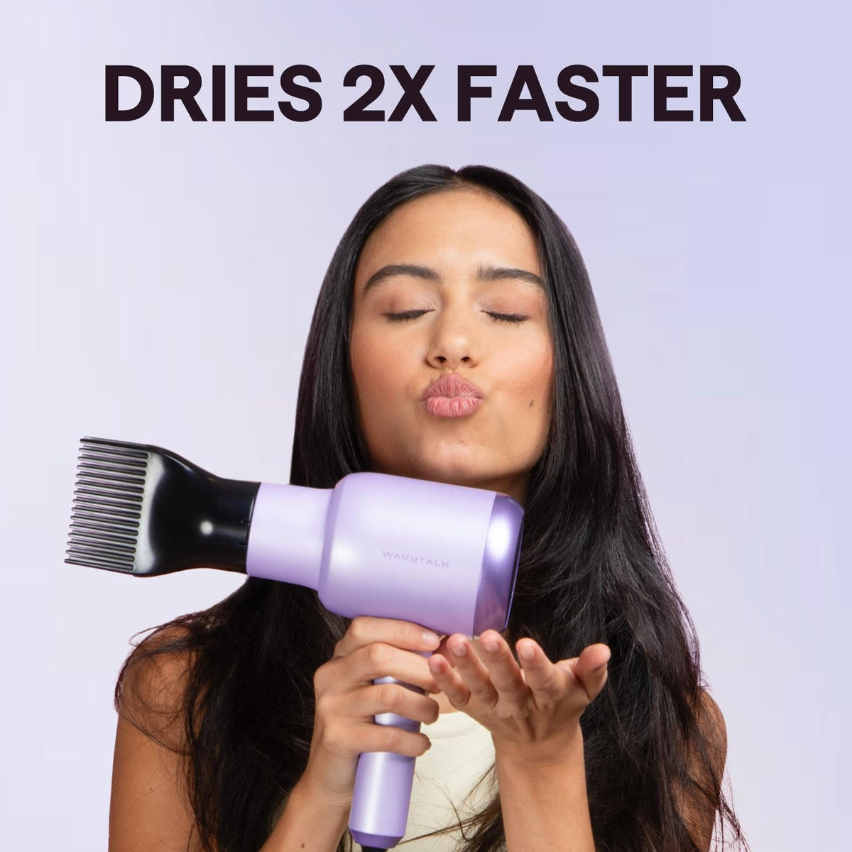wavytalk concentrator nozzle closeup highlighting precise airflow for smooth styling