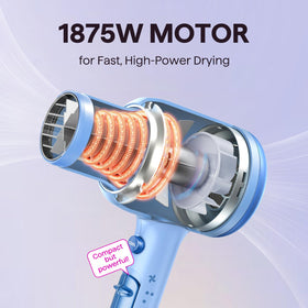 Wavytalk concentrator nozzle detail enabling precise airflow for styling