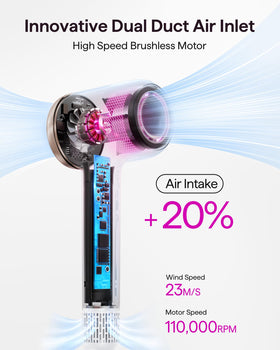 wavytalk concentrator attachment smoothing long hair for precise styling and polished finish