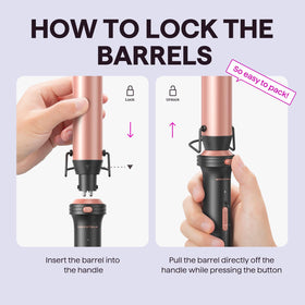 wavytalk 0.5 inch barrel styling tight curls for long-lasting definition