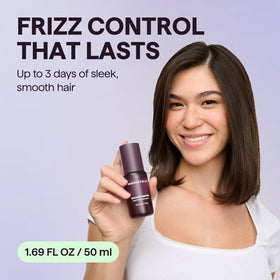 wavytalk on curly hair before and after smoothing for frizz control benefit