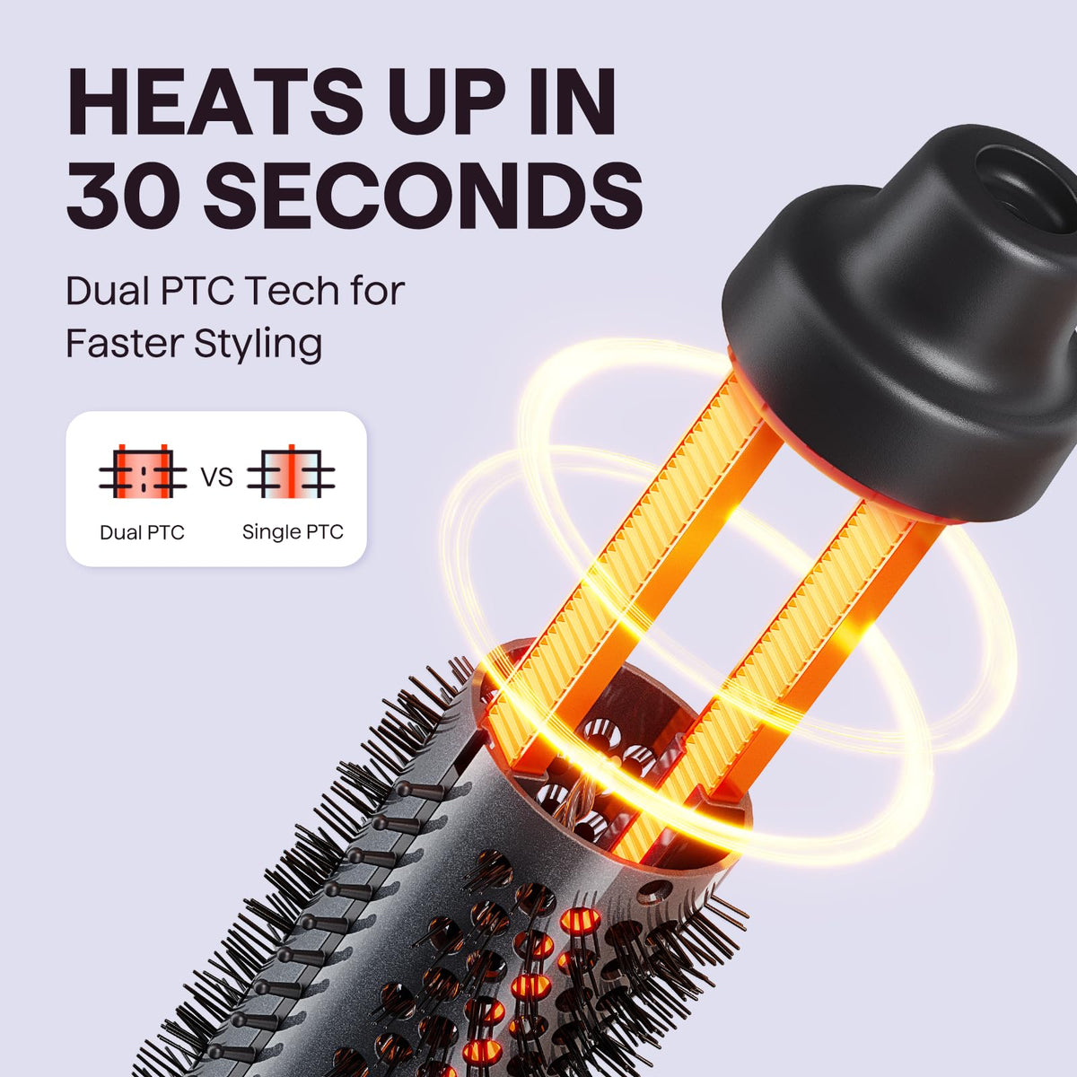 wavytalk detachable head removed for compact packing and easy storage benefits