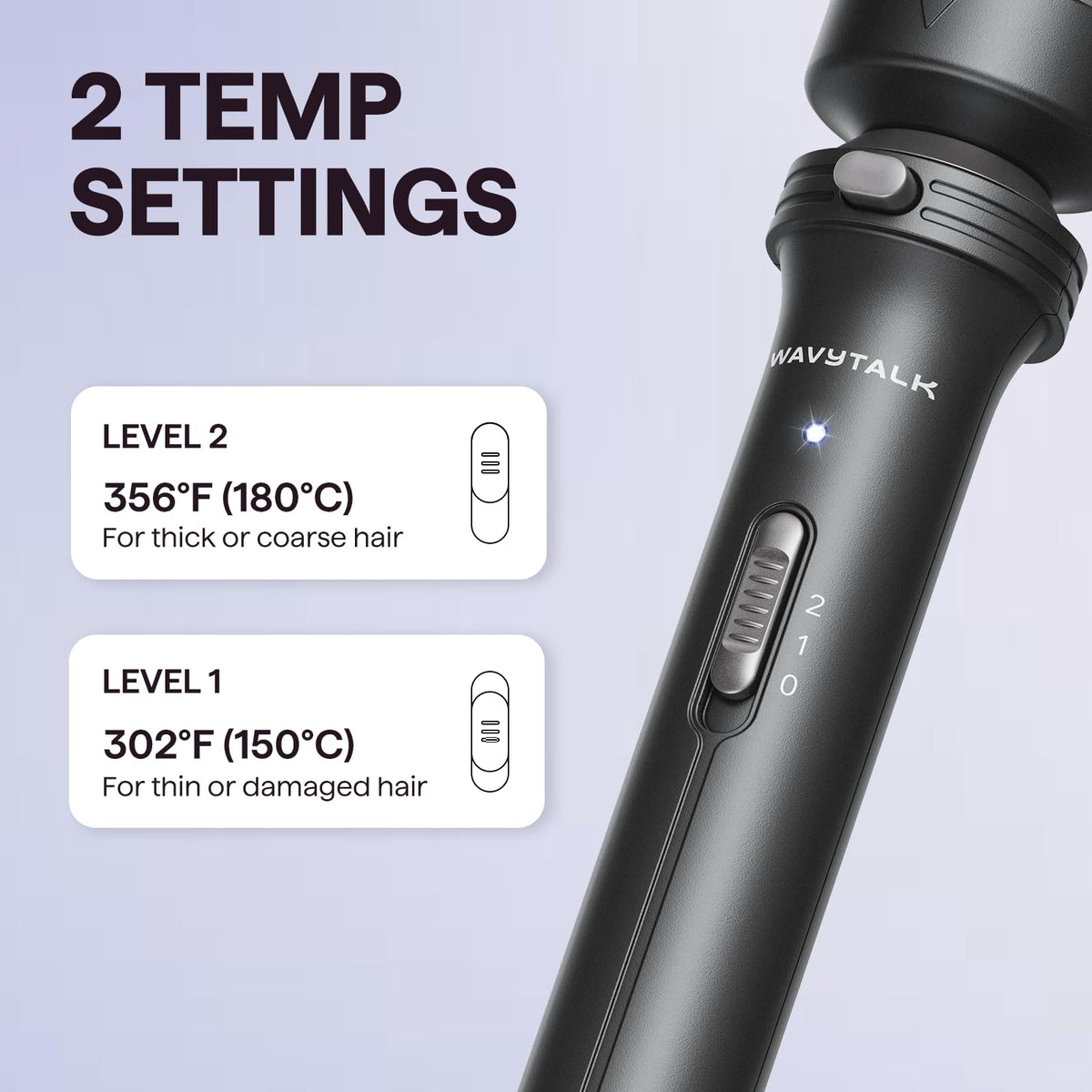 wavytalk dual voltage label indicating 120–240V for worldwide travel convenience