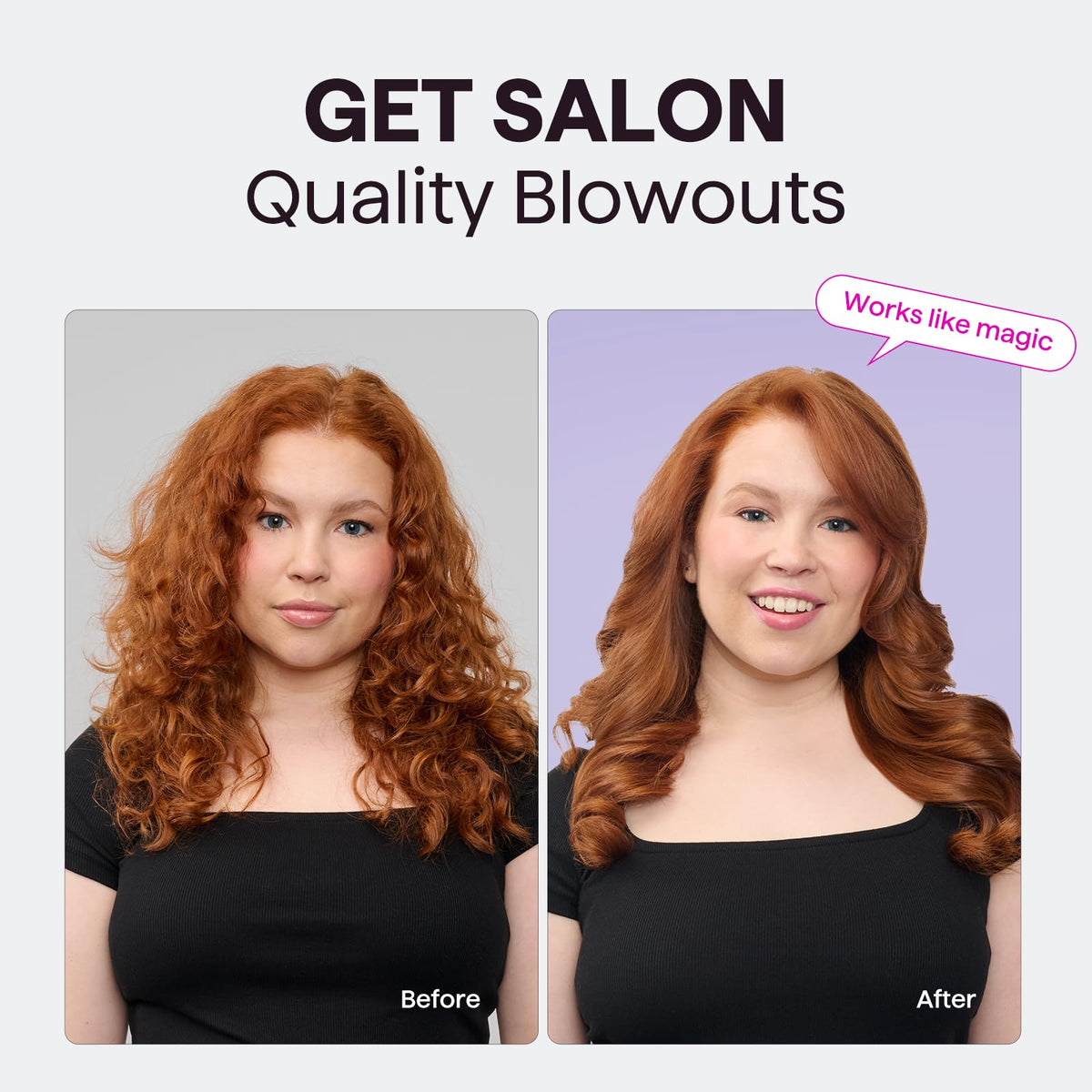 wavytalk finished hair with volume showing polished, frizz-reduced results