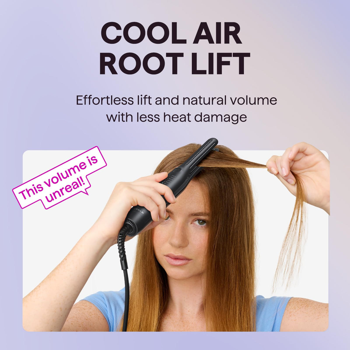 wavytalk floating ceramic plates clamping hair to prevent snagging benefit