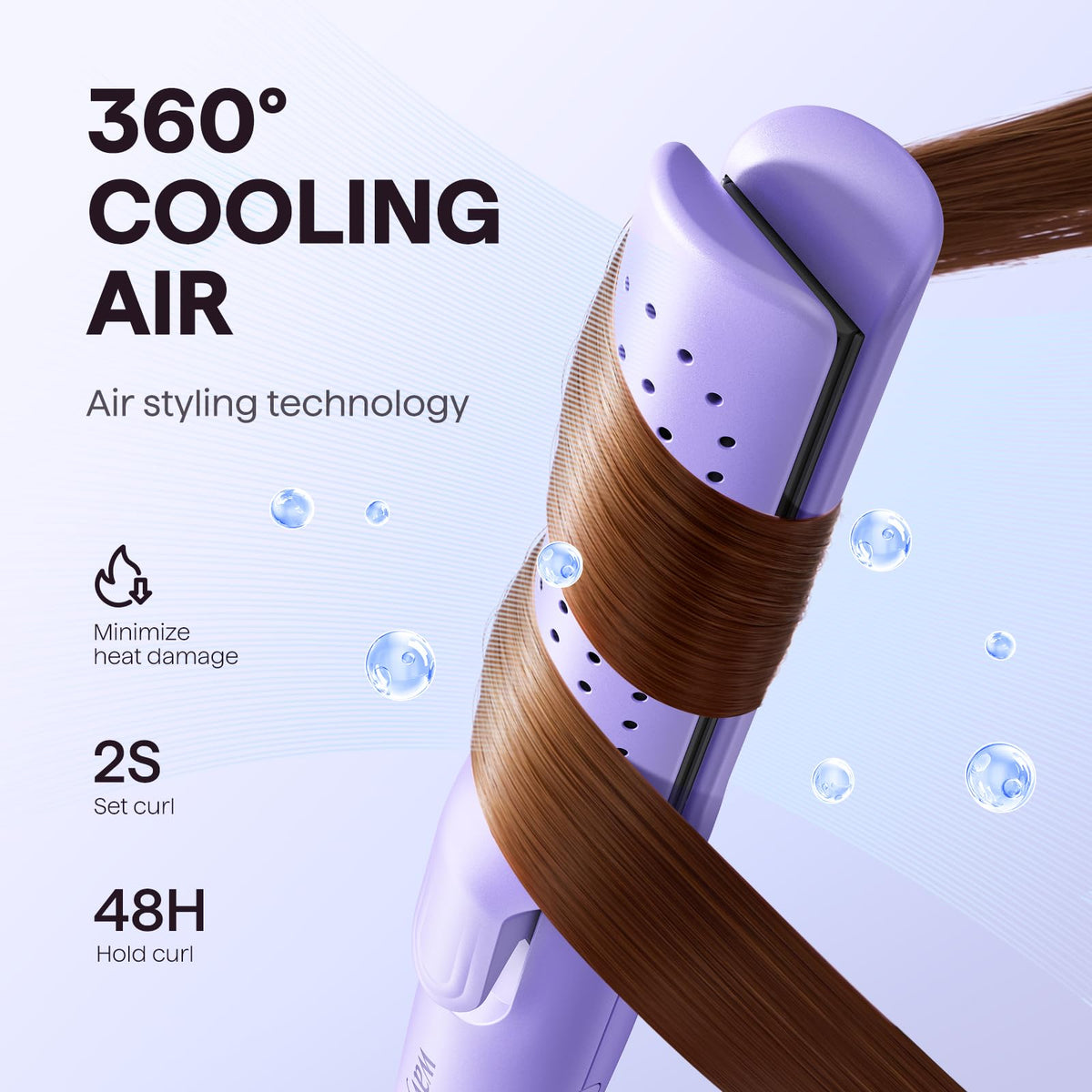 wavytalk detail of 3D floating plates reducing tugging for smoother styling