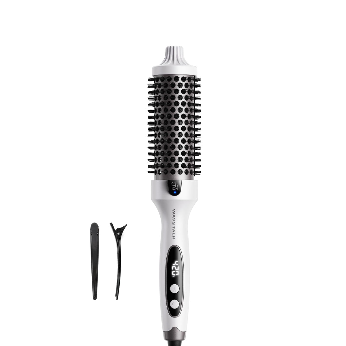 wavytalk front packaging white brush showing product and benefits
