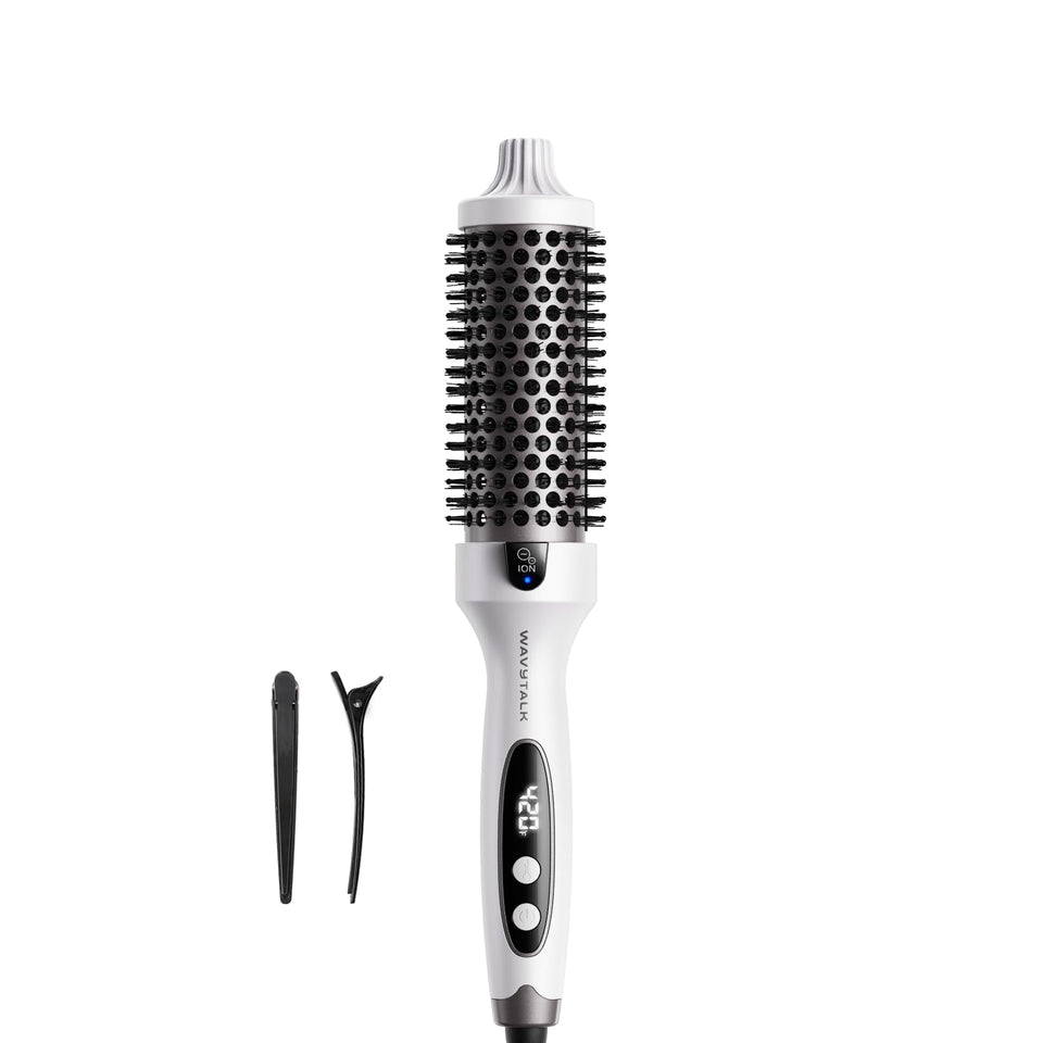 wavytalk front packaging white brush showing product and benefits