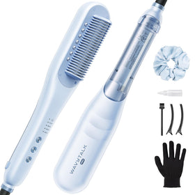 wavytalk front view brush showing design and ergonomic handle for comfortable styling